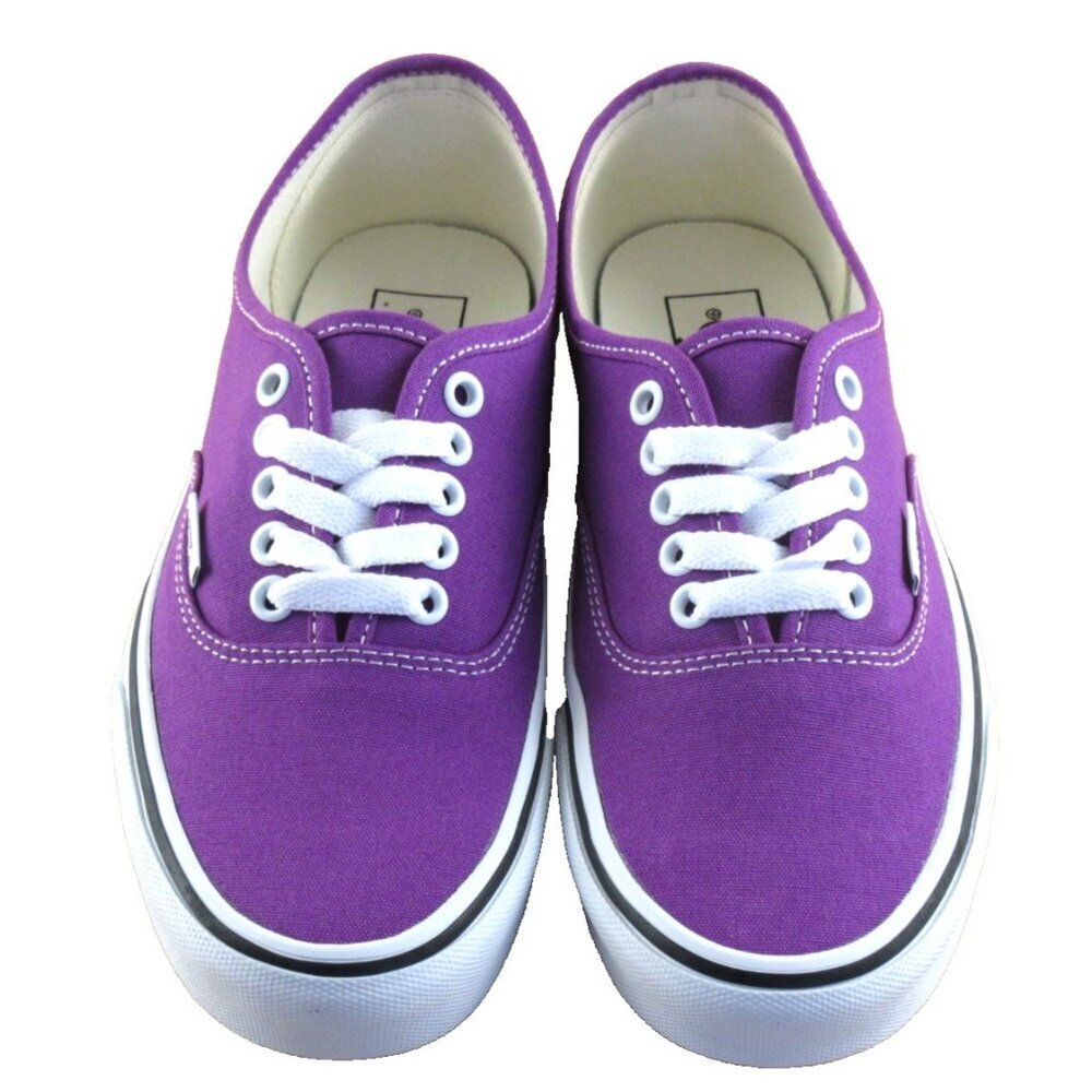 Vans Authentic Women's Color Theory Willow Purple Herb Canvas shoes Sizes NEW - Picture 3 of 7